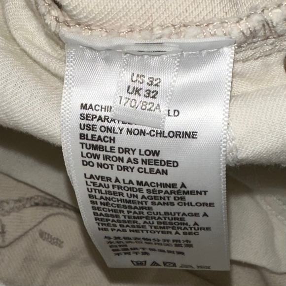 Urban Outfitters BDG High Rise Distressed Baggy Jeans in Speckled Ecru - Picture 14 of 16